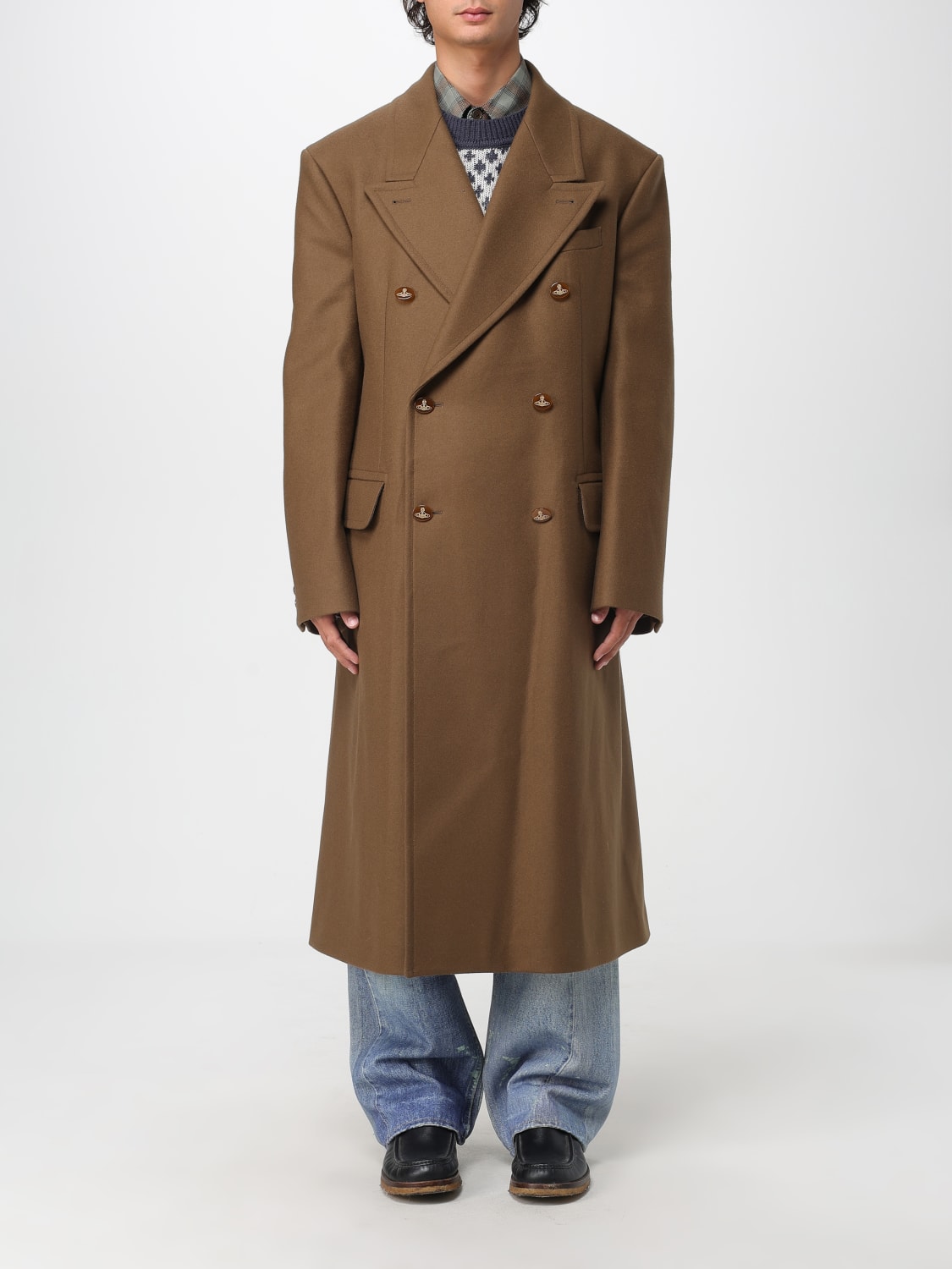 VIVIENNE WESTWOOD: Coat men - Brown | Vivienne Westwood coat