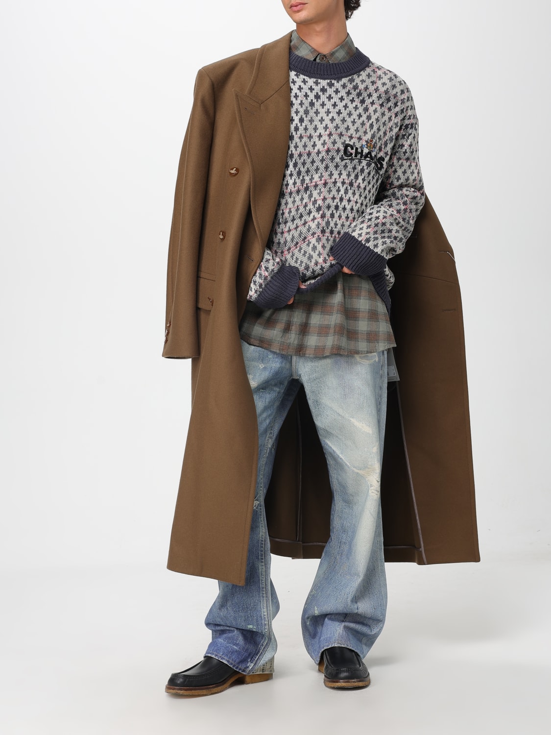 VIVIENNE WESTWOOD: Coat men - Brown | Vivienne Westwood coat