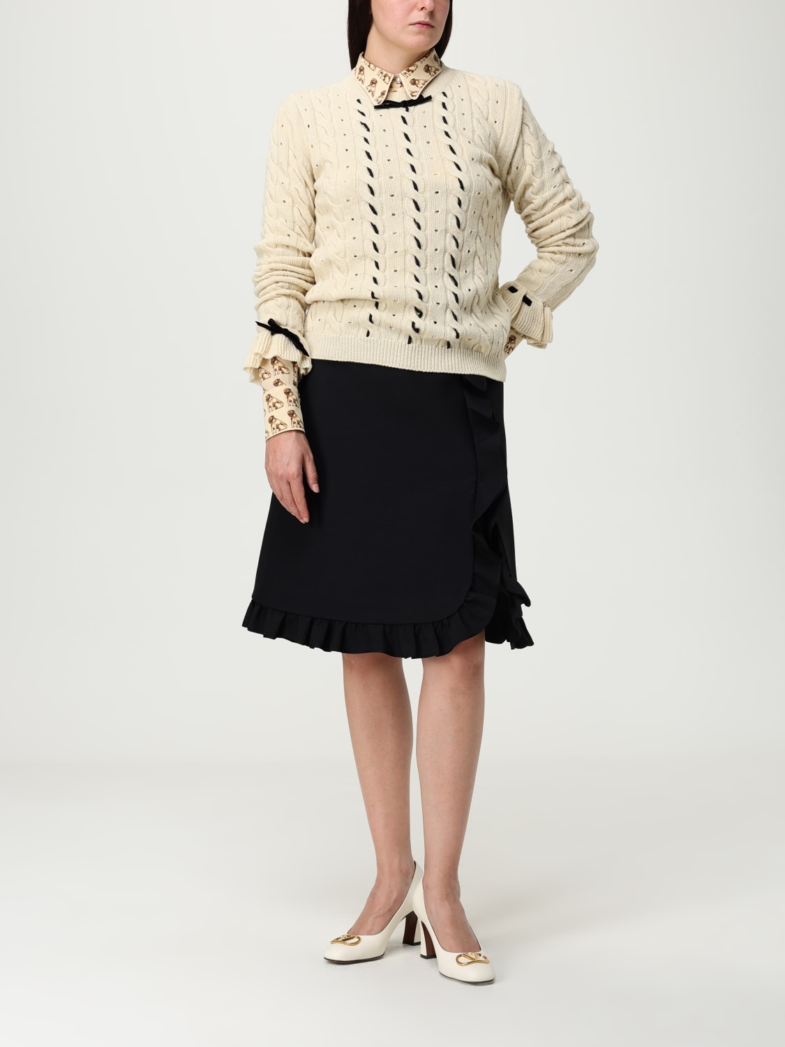 VALENTINO JUPE: Jupe femme Valentino, Noir - Img 2