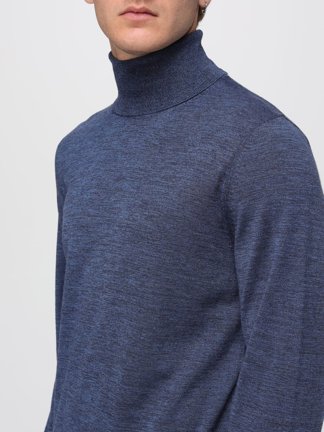 BOSS SWEATER: Sweater men Boss, Gnawed Blue - Img 3