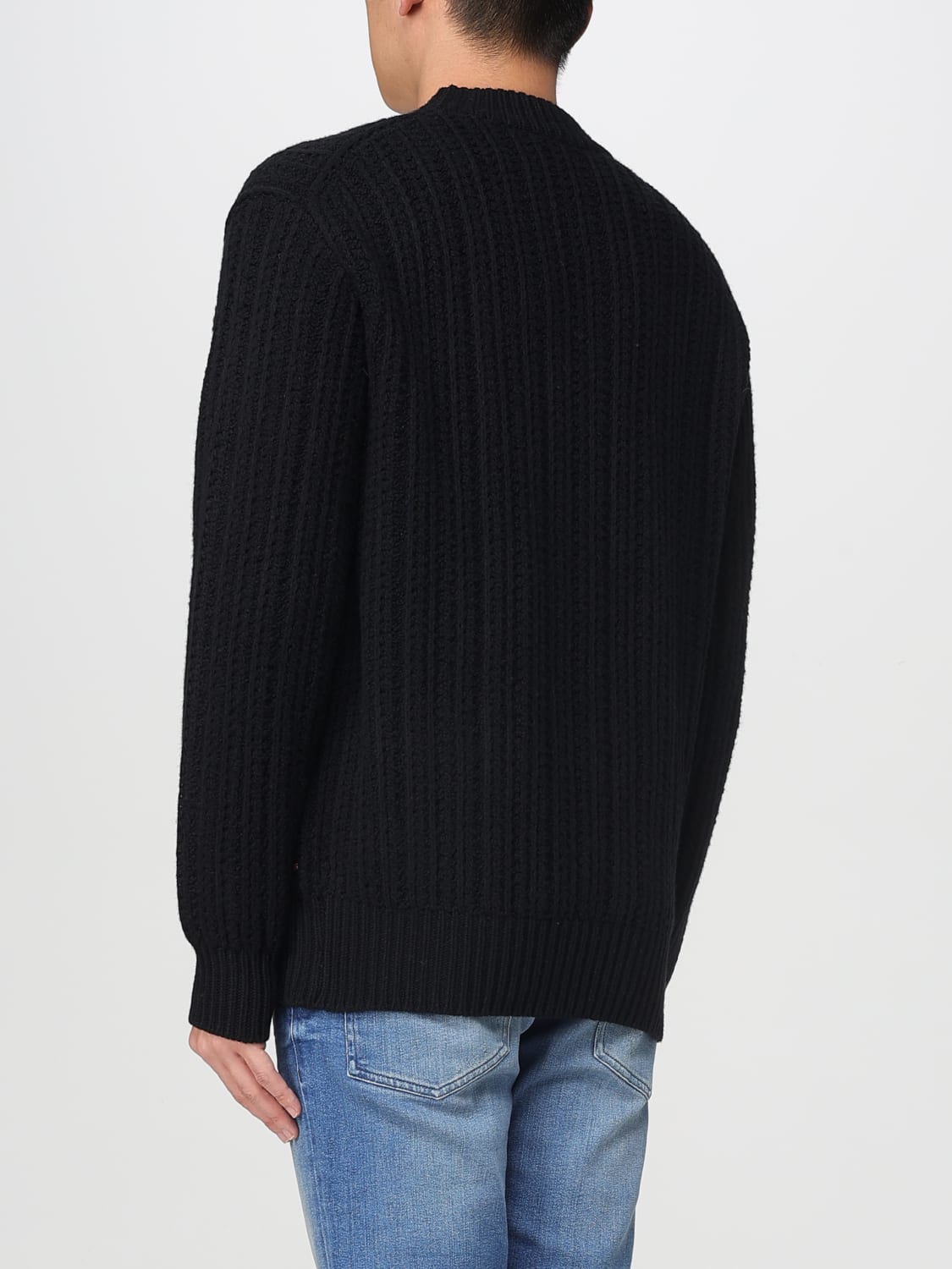 BOSS SWEATER: Sweater men Boss, Black - Img 2