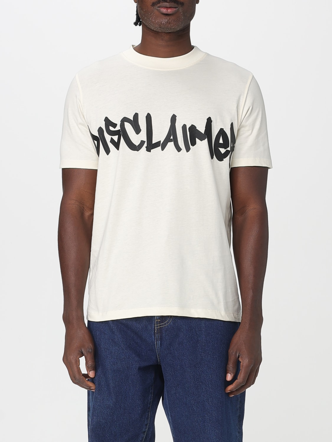 DISCLAIMER T-SHIRT: Pullover herren Disclaimer, Milch - Img 1