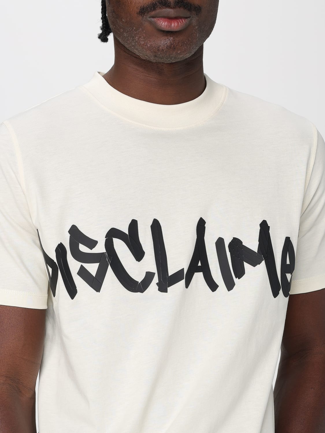DISCLAIMER T-SHIRT: Pullover herren Disclaimer, Milch - Img 3