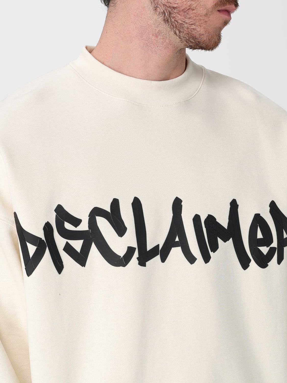 DISCLAIMER SWEATSHIRT: Pullover herren Disclaimer, Milch - Img 3