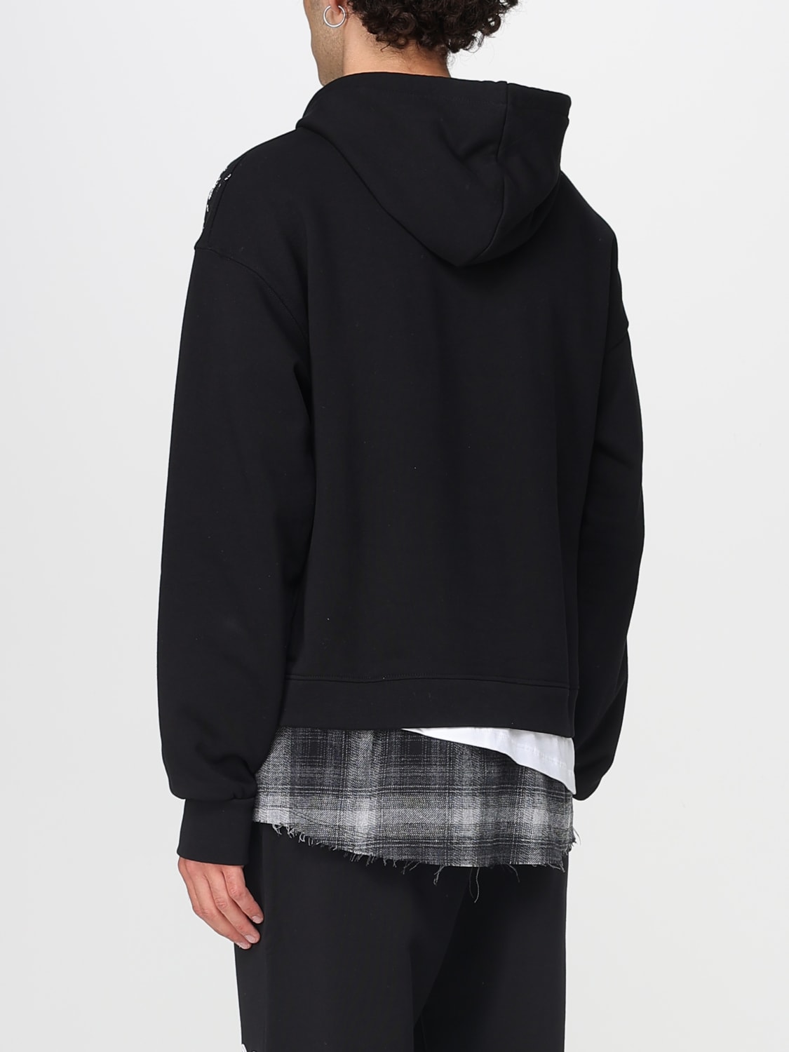 DISCLAIMER SWEATSHIRT: Pullover herren Disclaimer, Schwarz - Img 2