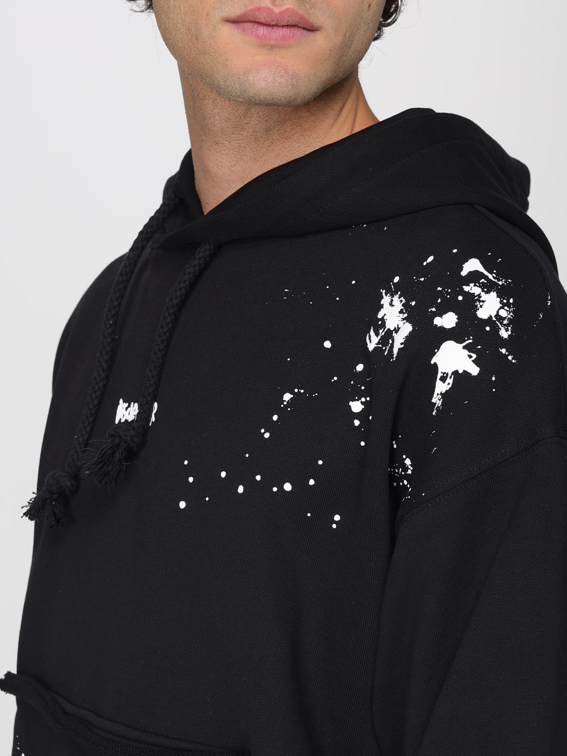 DISCLAIMER SWEATSHIRT: Pullover herren Disclaimer, Schwarz - Img 3