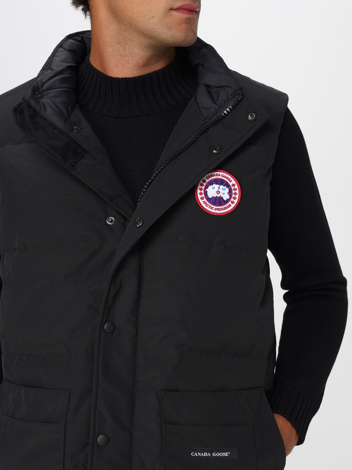 CANADA GOOSE SUIT VEST: Jacket men Canada Goose, Black - Img 4