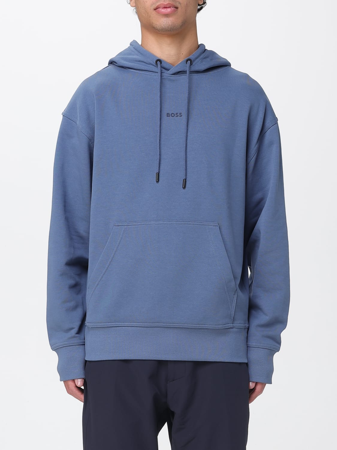 BOSS SWEATSHIRT: Sweatshirt men Boss, Gnawed Blue - Img 1