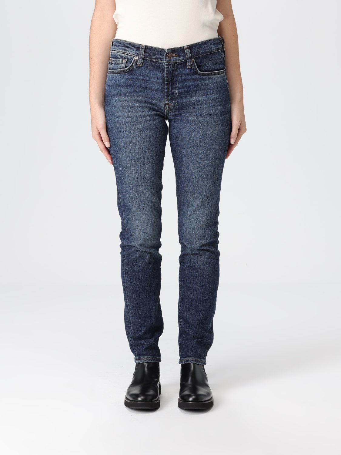 7 FOR ALL MANKIND JEANS: Jeans woman 7 For All Mankind, Blue - Img 1