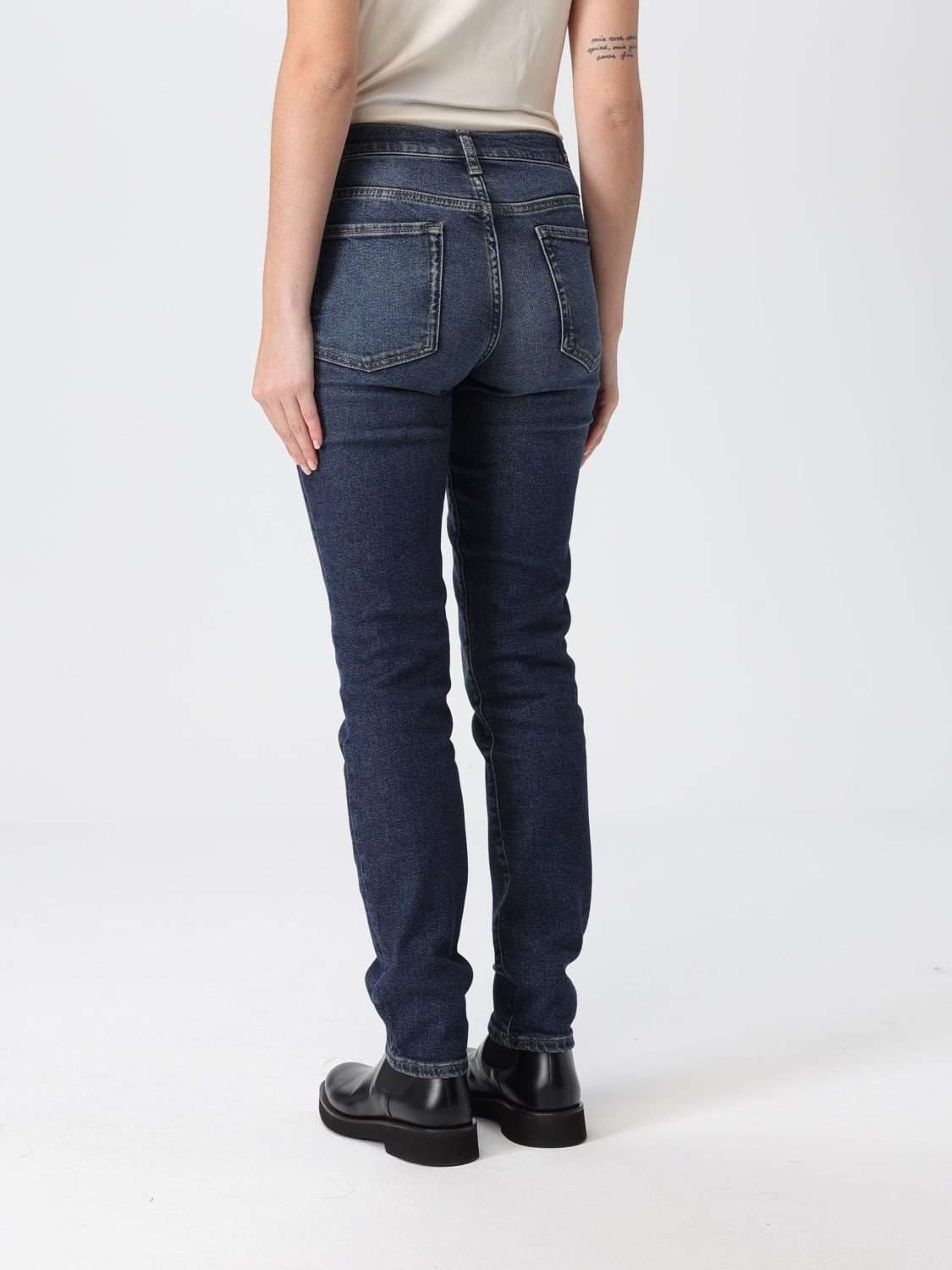 7 FOR ALL MANKIND JEANS: Jeans woman 7 For All Mankind, Blue - Img 2