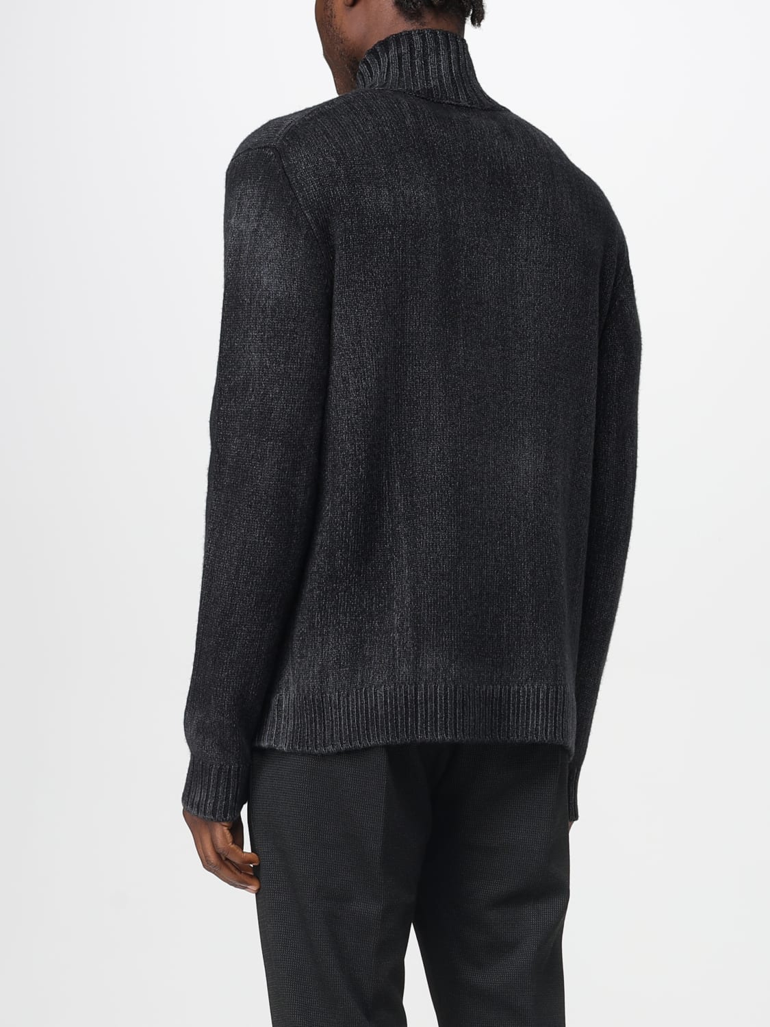 DONDUP PULLOVER: Pullover herren Dondup, Charcoal - Img 2