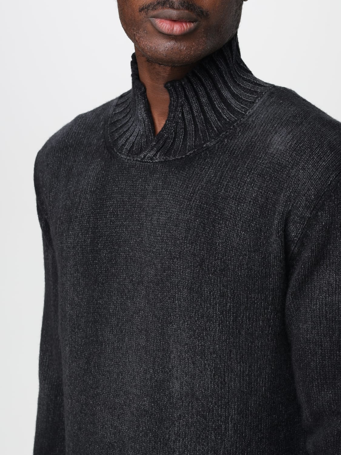 DONDUP PULLOVER: Pullover herren Dondup, Charcoal - Img 3