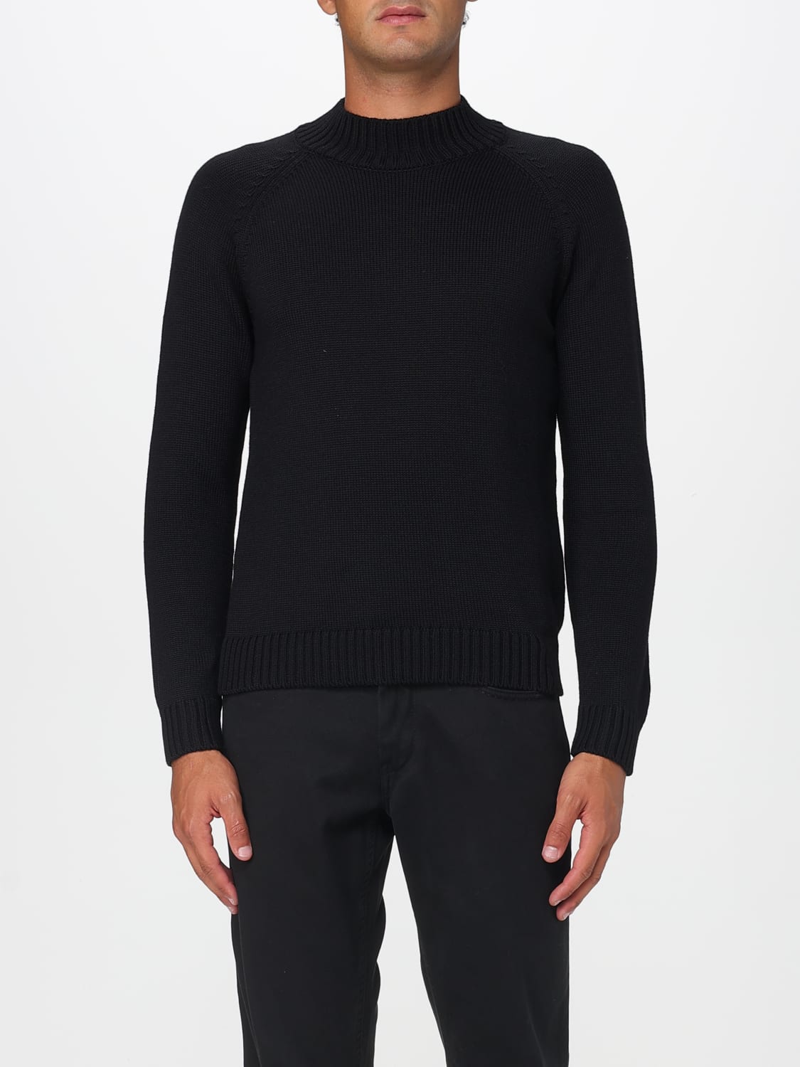 ZANONE JUMPER: Sweatshirt men Zanone, Black - Img 1