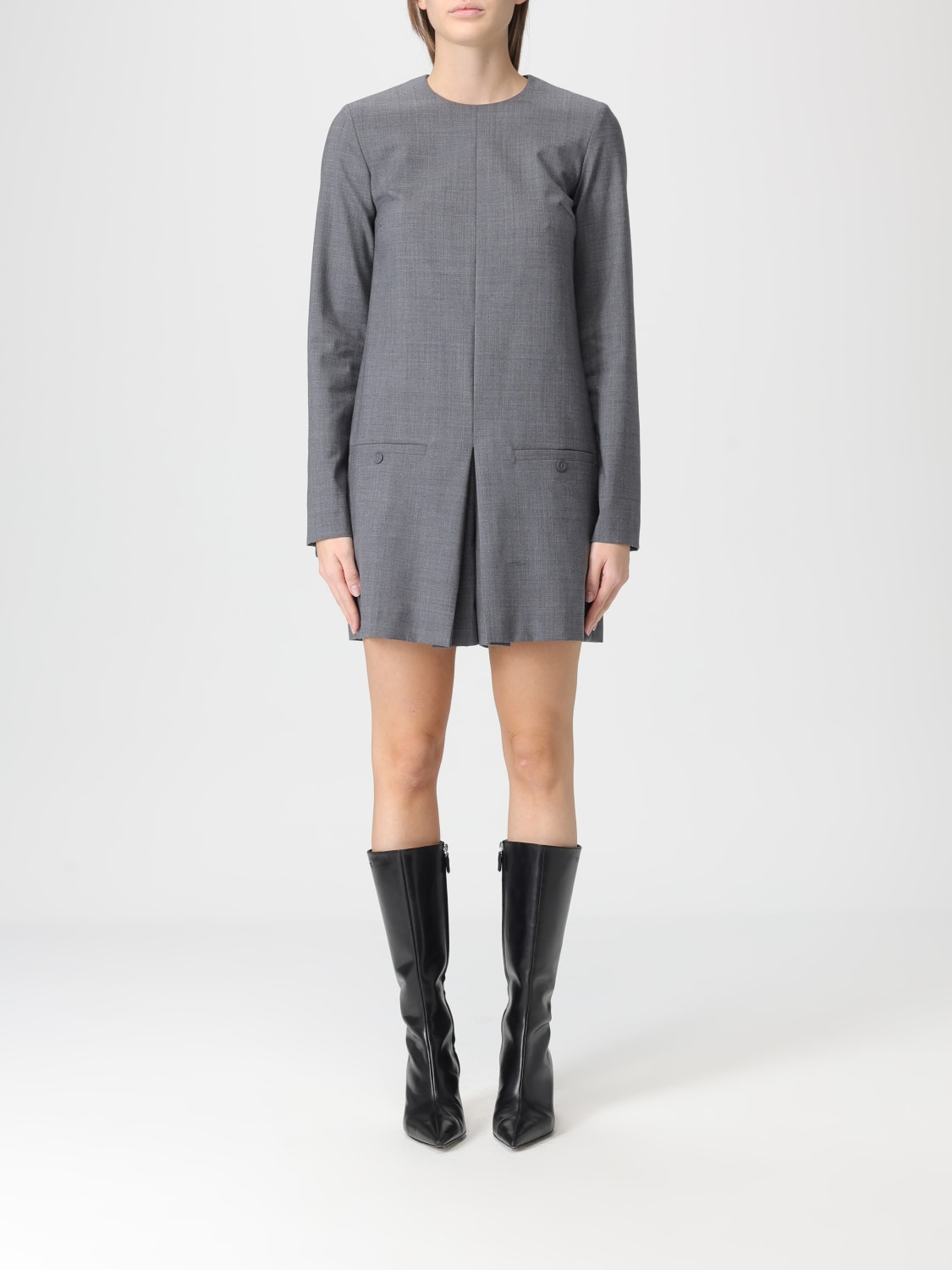 SEMICOUTURE JUMPSUIT: Pants woman Semicouture, Grey - Img 1