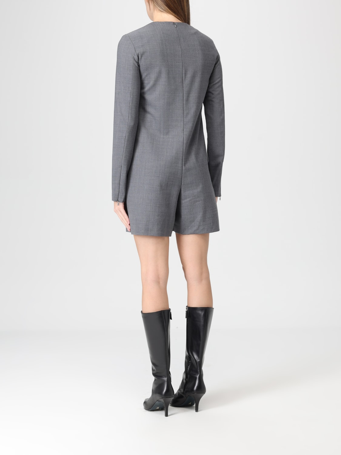 SEMICOUTURE JUMPSUIT: Pants woman Semicouture, Grey - Img 2