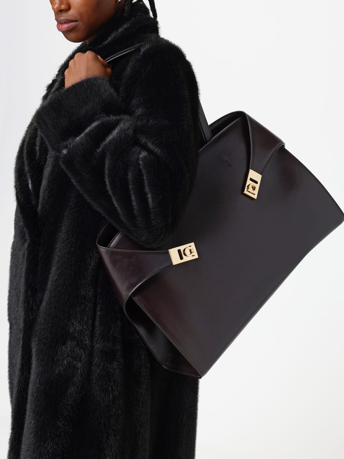 FERRAGAMO SHOULDER BAG: Crossbody bags woman Ferragamo, Brown - Img 2