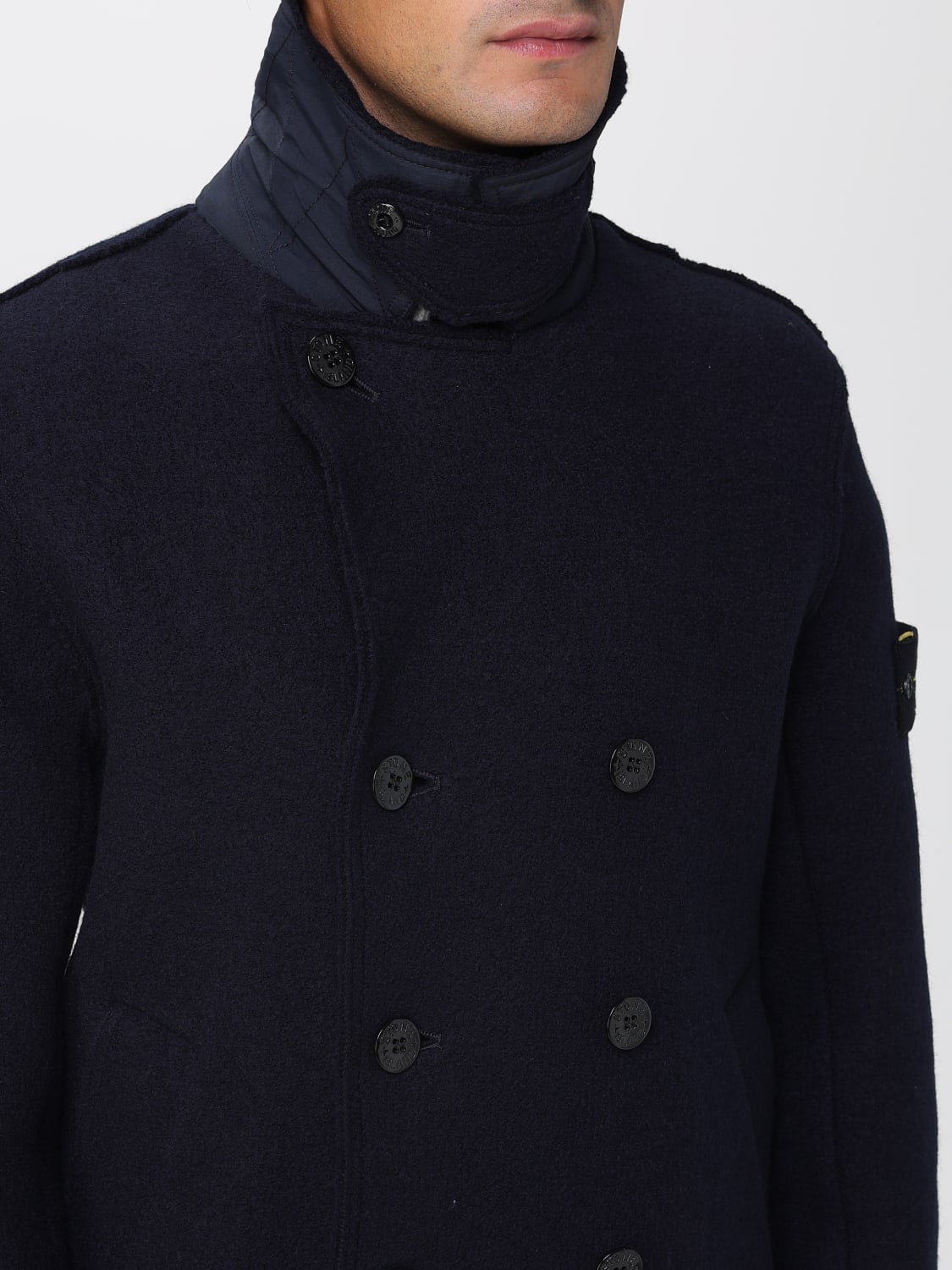 STONE ISLAND COAT: Cardigan men Stone Island, Blue - Img 5