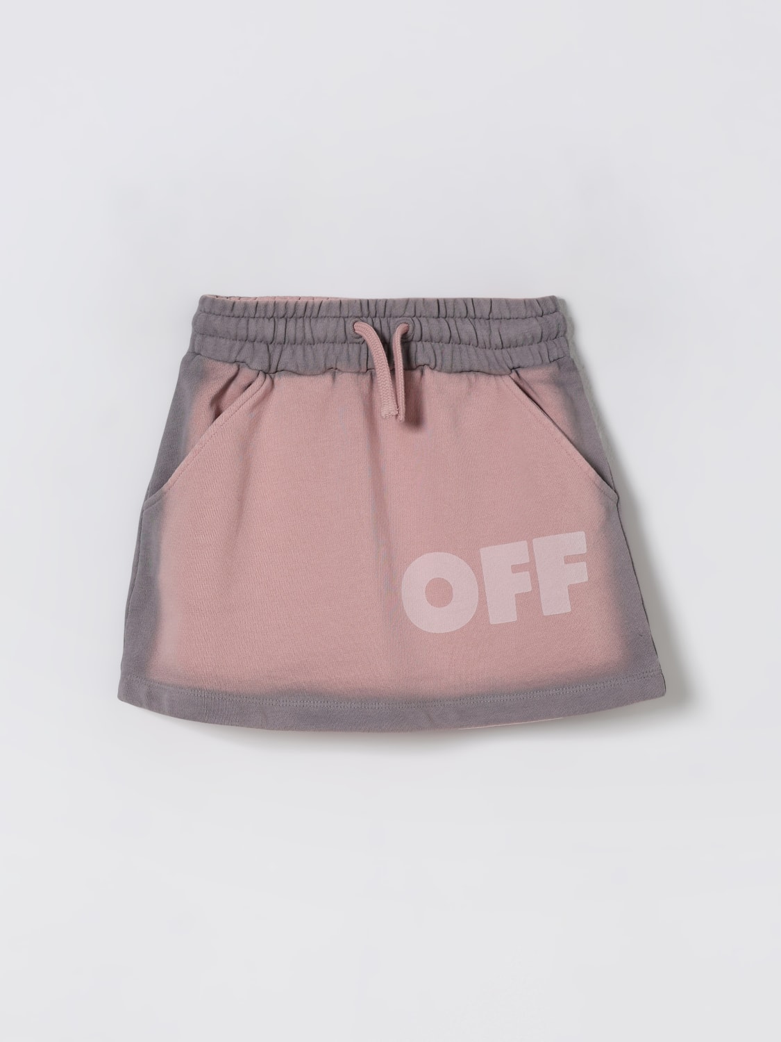 OFF-WHITE KIDS FALDA: Falda niños Off-white Kids, Rosa - Img 1