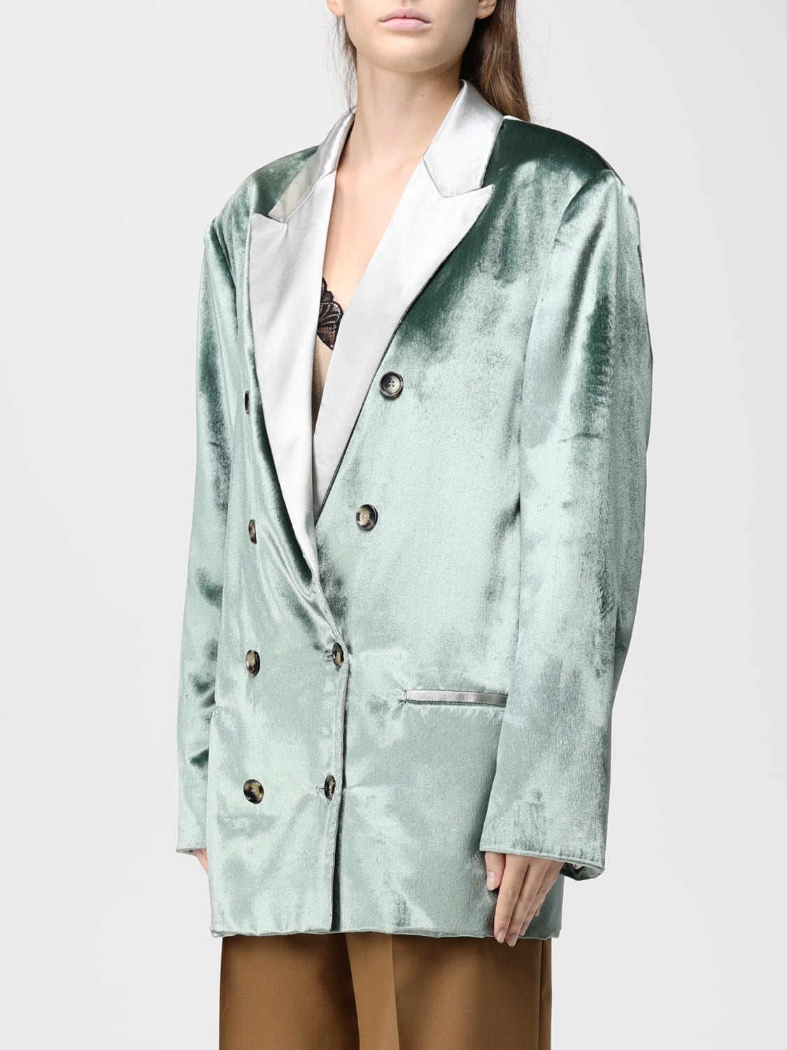 ALBERTA FERRETTI JACKE: Blazer damen Alberta Ferretti, Grün - Img 4