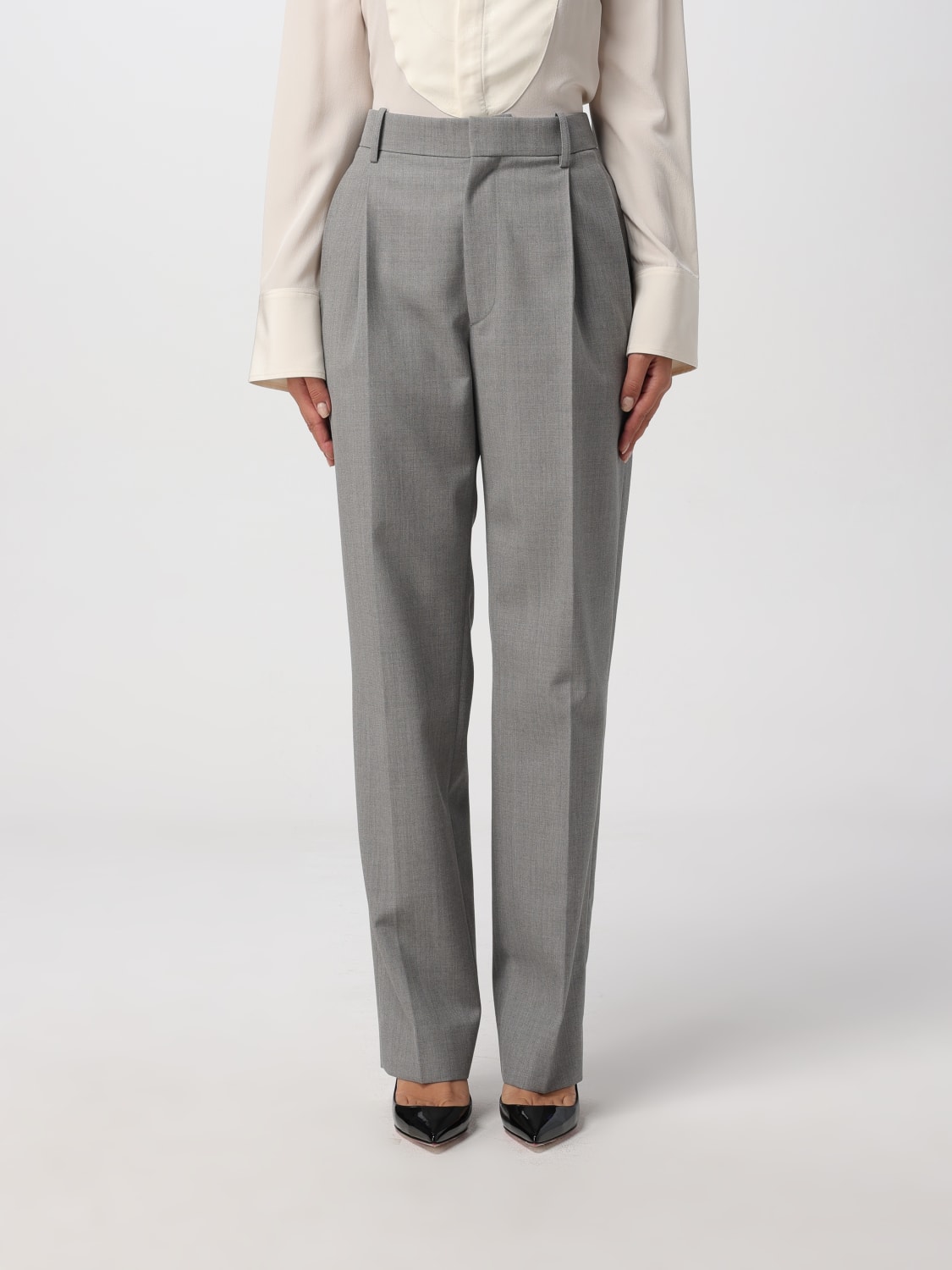 VICTORIA VICTORIA BECKHAM PANTALONES: Pantalón mujer Victoria Victoria Beckham, Gris - Img 1