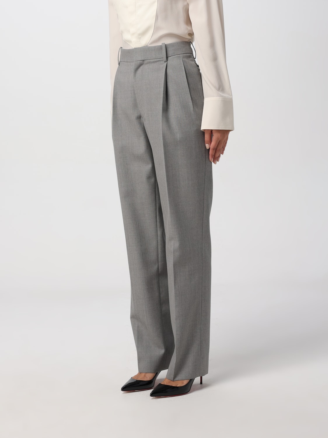 VICTORIA VICTORIA BECKHAM PANTALONES: Pantalón mujer Victoria Victoria Beckham, Gris - Img 4