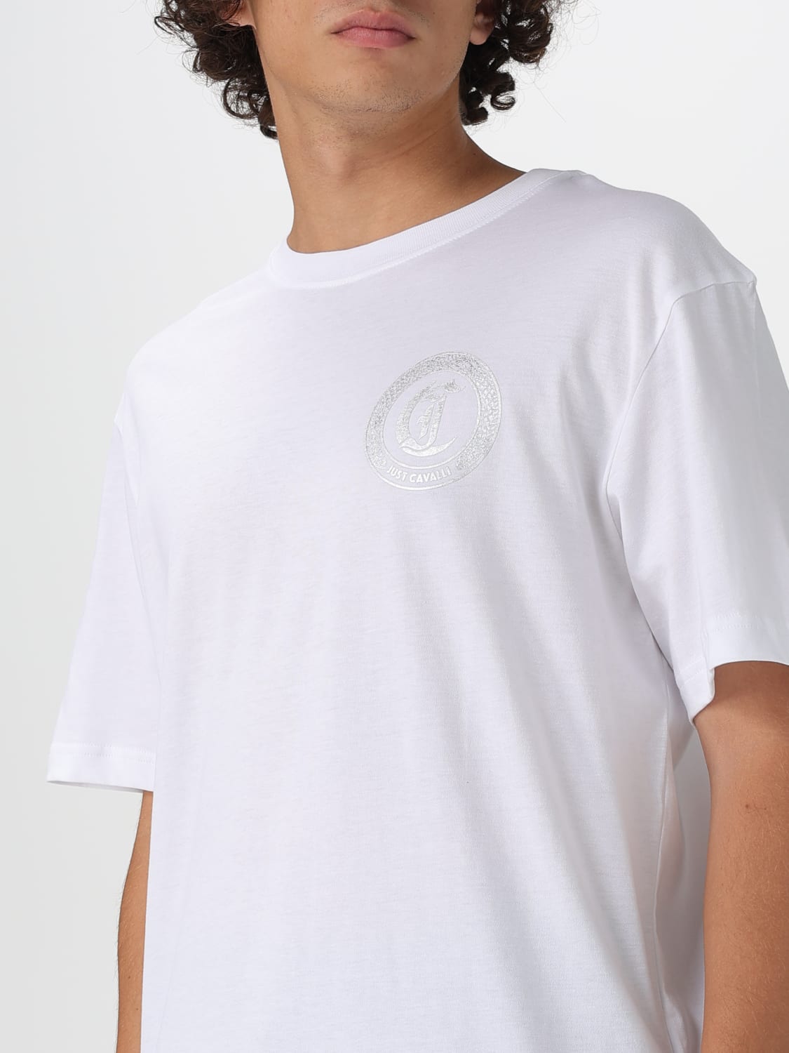 JUST CAVALLI Tシャツ: Tシャツ メンズ Just Cavalli, ホワイト - Img 3