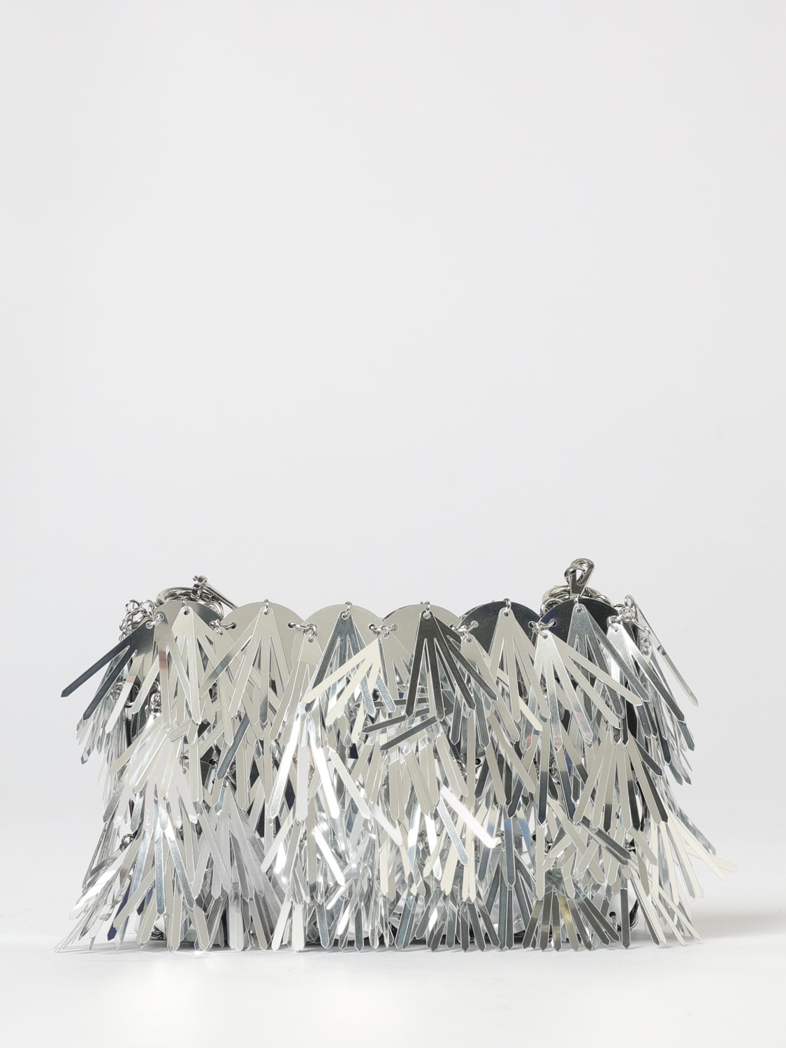 RABANNE MINI BAG: Handbag woman Rabanne, Silver - Img 1