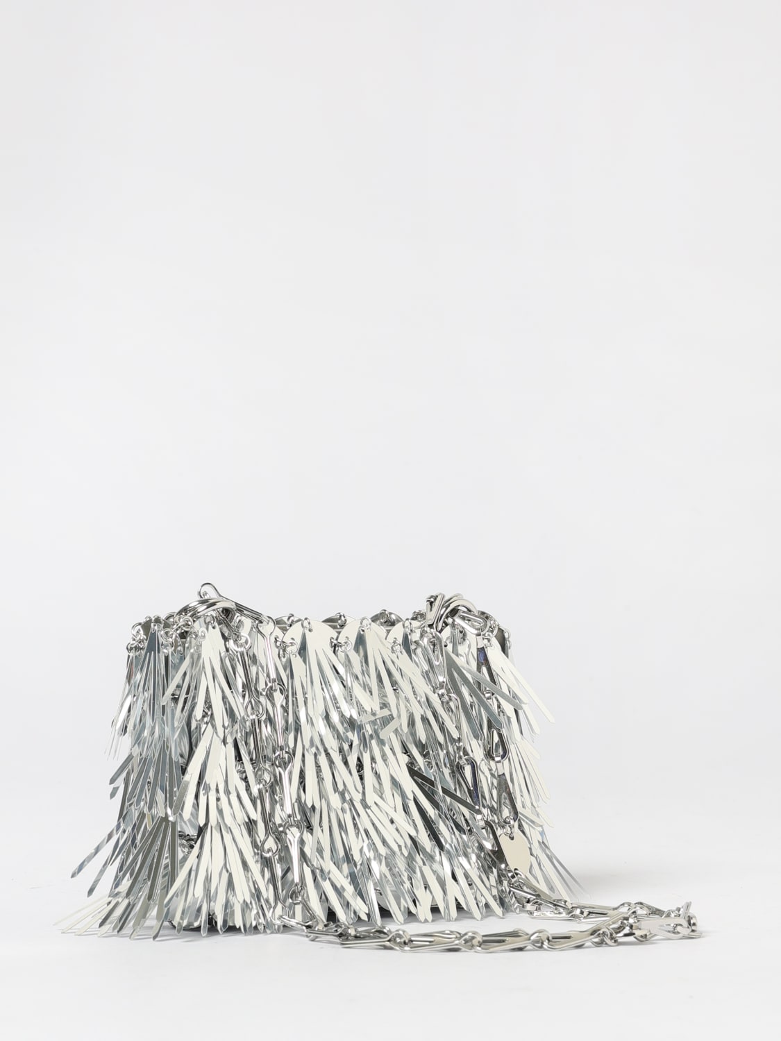 RABANNE MINI BAG: Handbag woman Rabanne, Silver - Img 3
