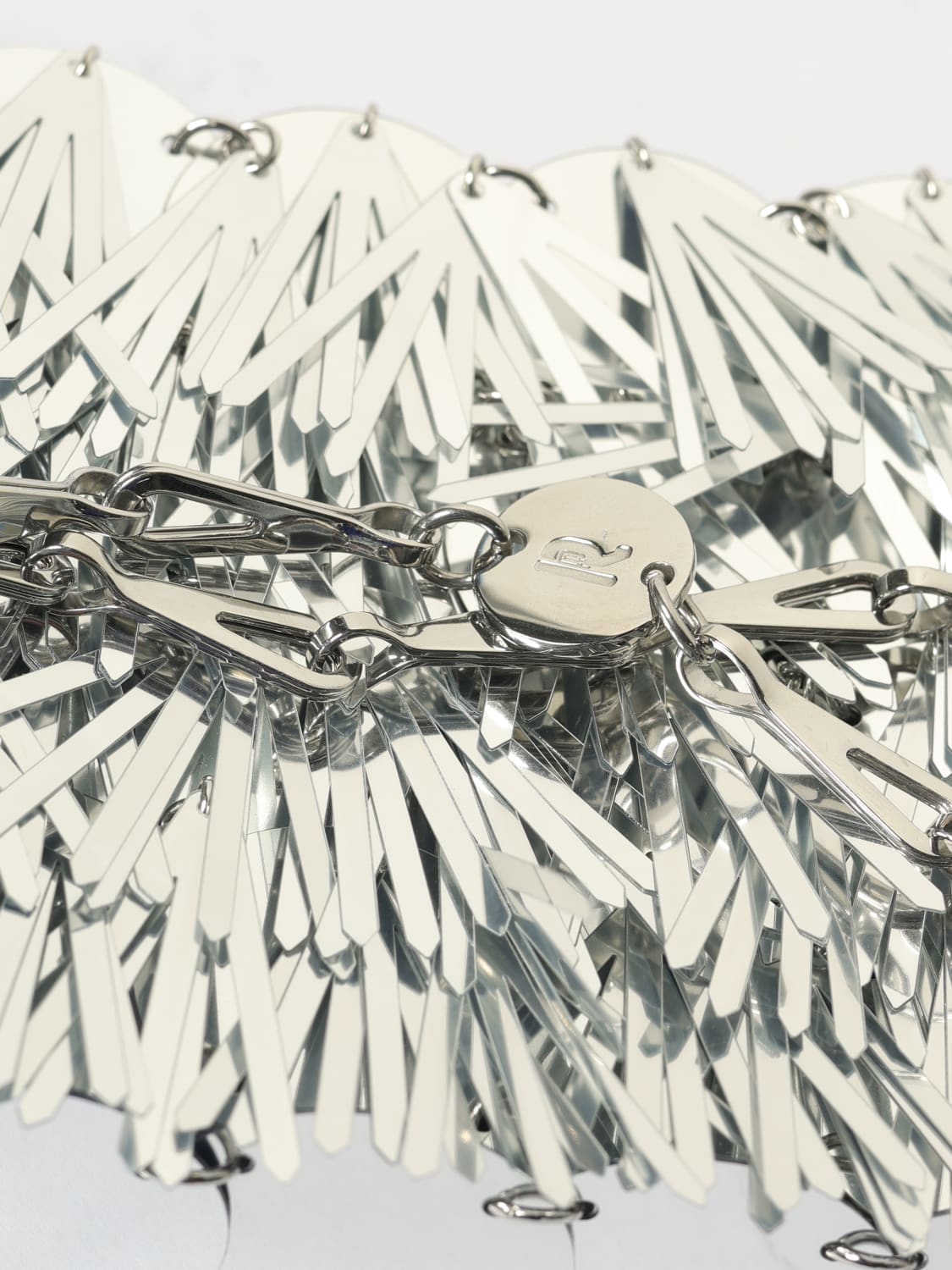 RABANNE MINI BAG: Handbag woman Rabanne, Silver - Img 4