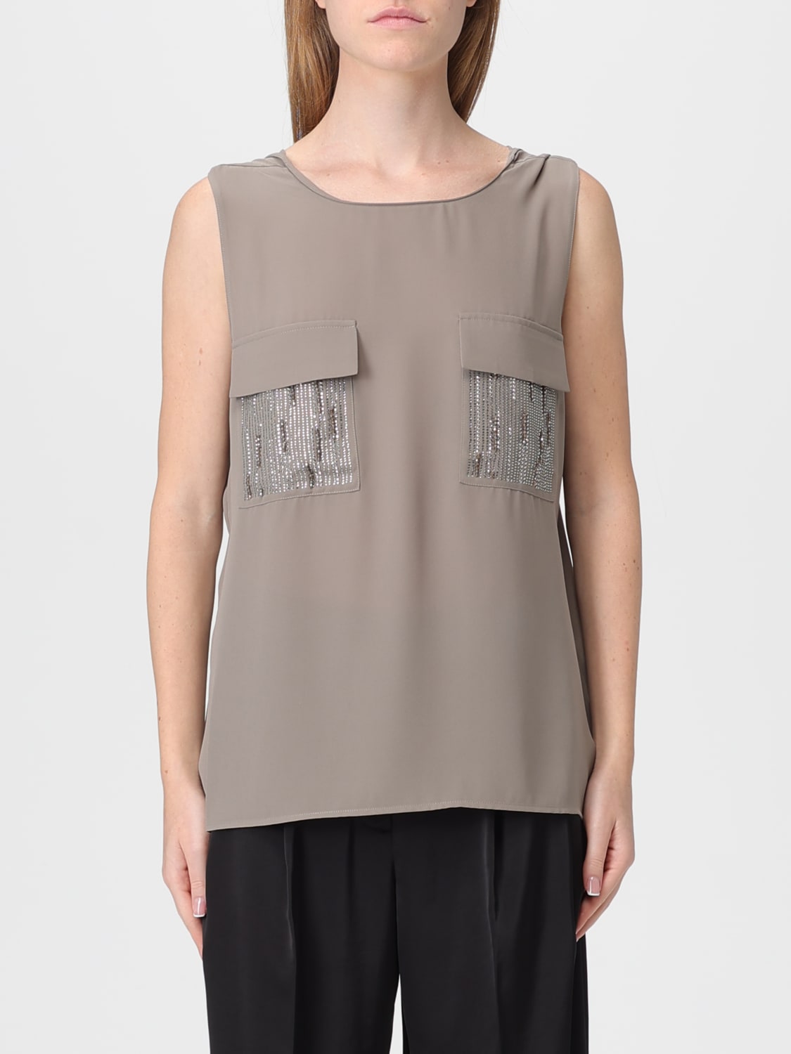 LIU JO TOP: Top femme Liu Jo, Vert - Img 1