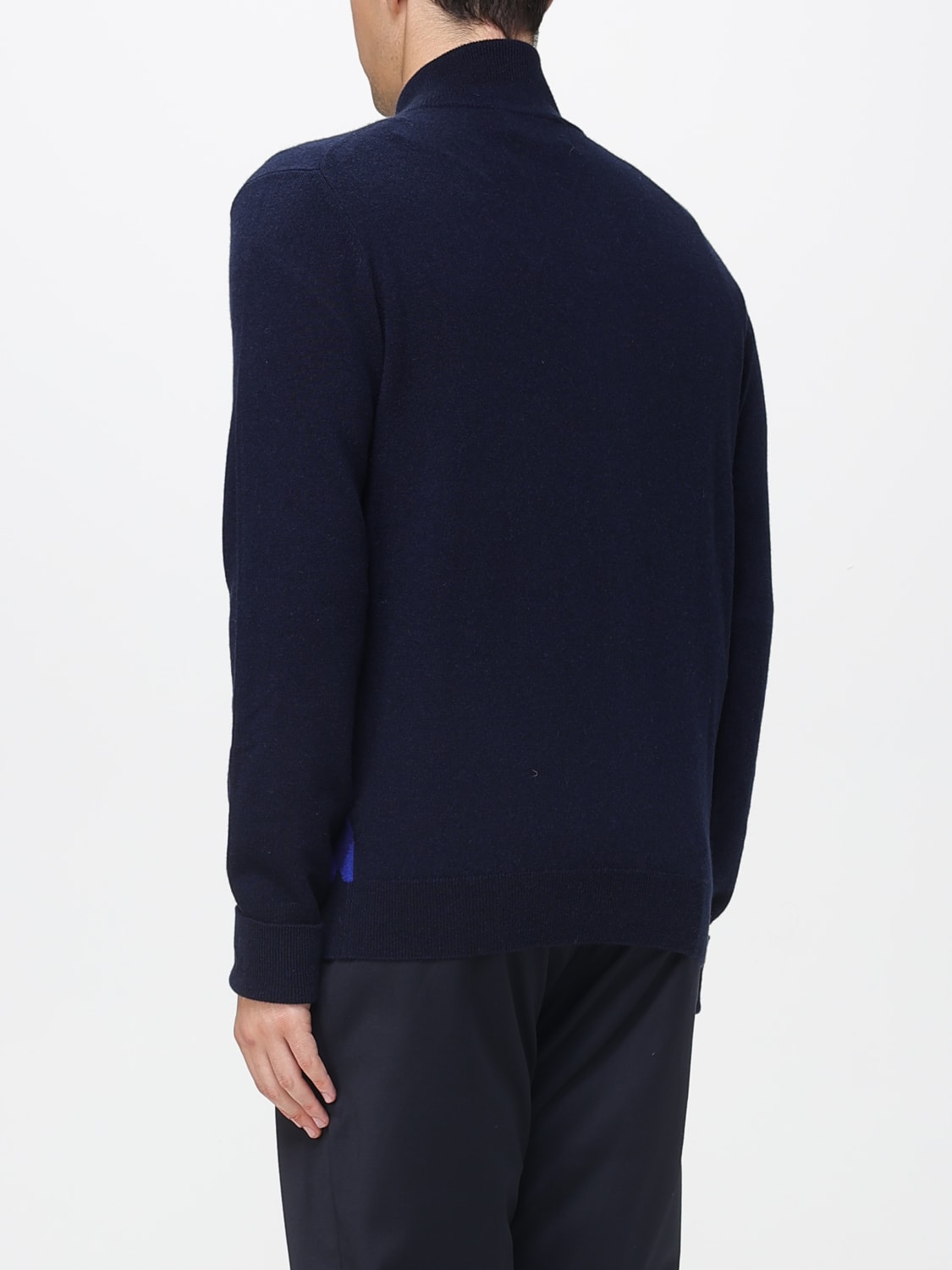 BALLANTYNE SWEATER: Cardigan men Ballantyne, Navy - Img 2