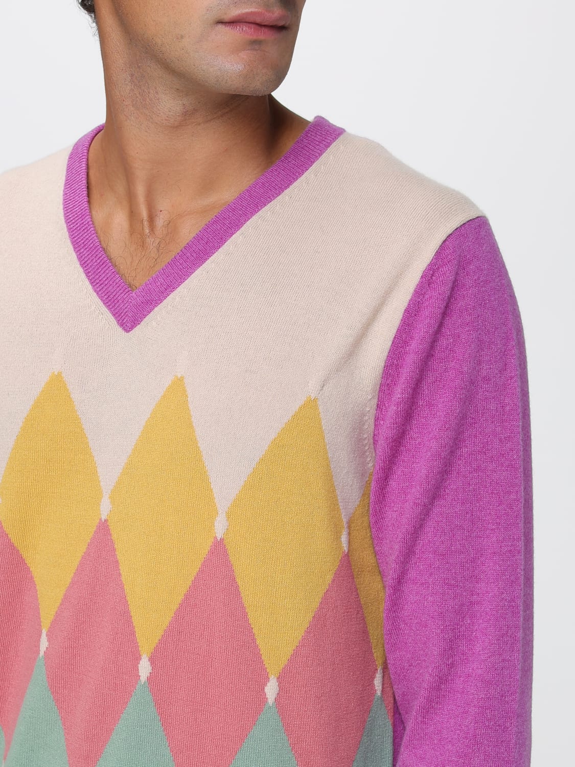 BALLANTYNE PULL: Pull homme Ballantyne, Blanc - Img 3