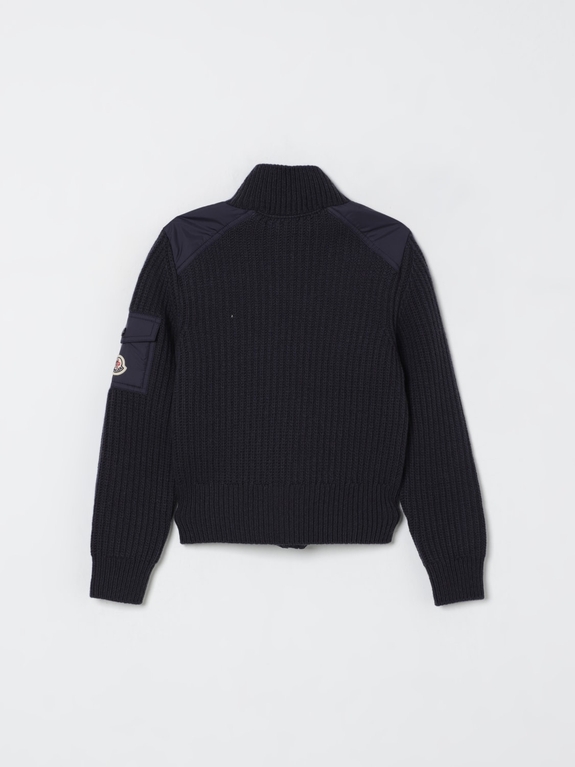 MONCLER JACKET: Sweater kids Moncler, Blue - Img 2