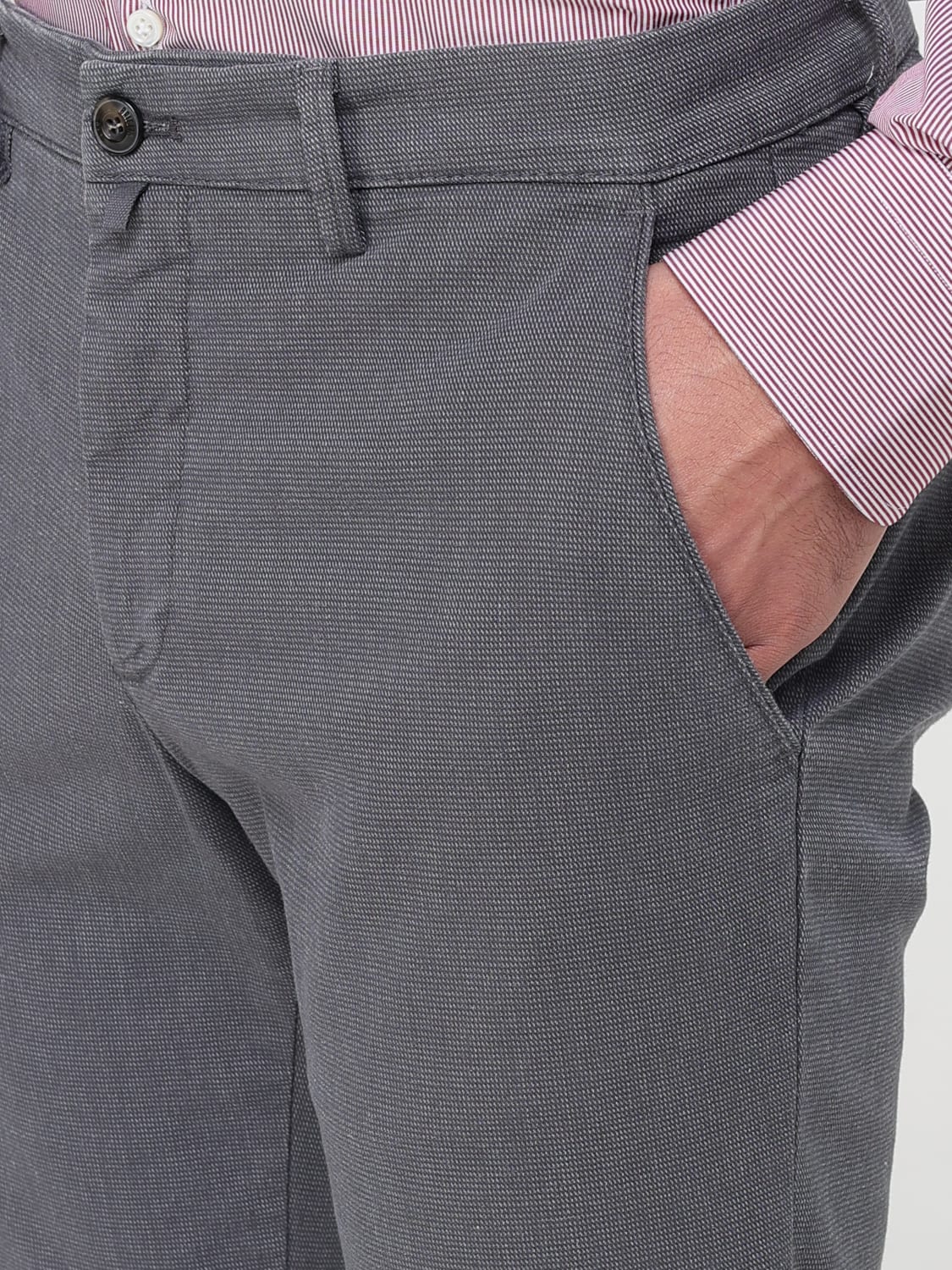 BRIGLIA 1949 裤子: 裤子 男士 Briglia 1949, 灰色 - Img 3