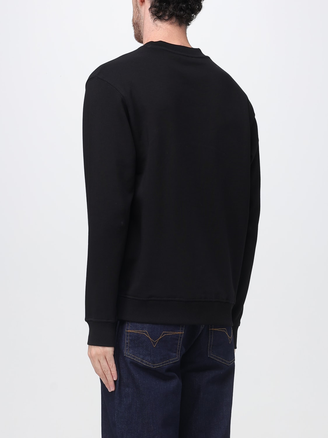 VERSACE JEANS COUTURE SWEATSHIRT: Sweater men Versace Jeans Couture, Black - Img 2