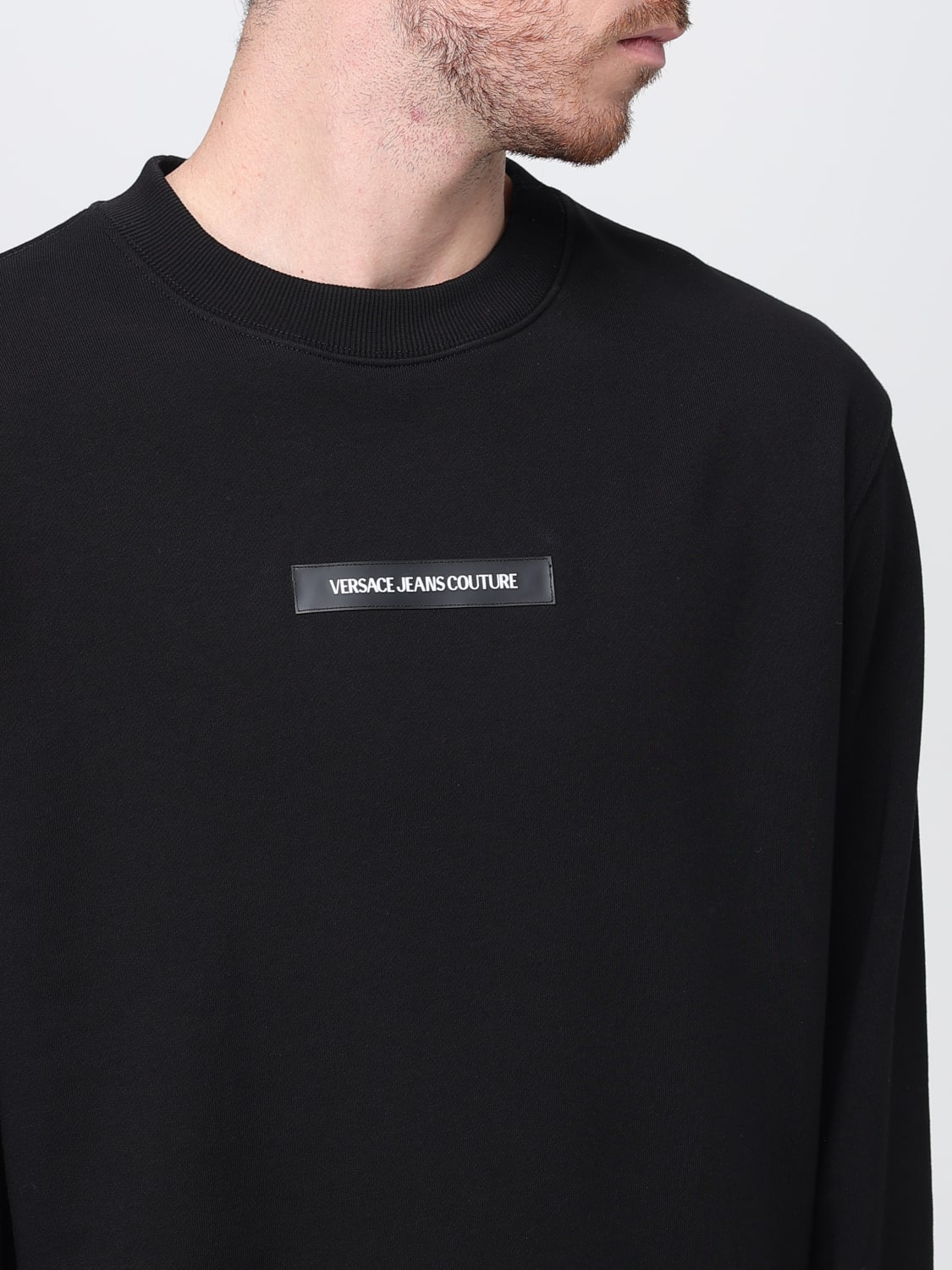 VERSACE JEANS COUTURE SWEATSHIRT: Sweater men Versace Jeans Couture, Black - Img 3