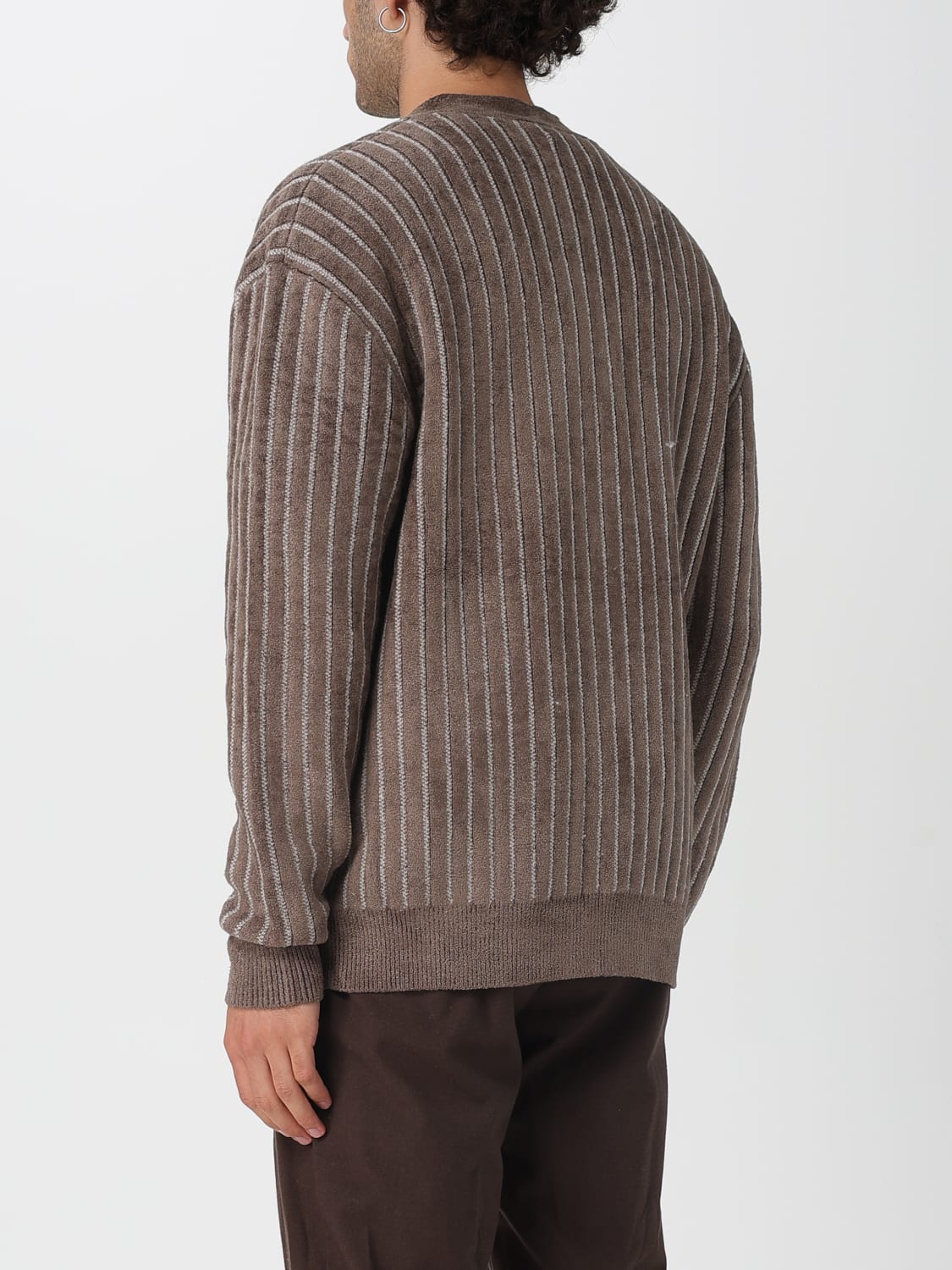 DRÔLE DE MONSIEUR PULLOVER: Strickjacke herren Drôle De Monsieur, Kaki - Img 2
