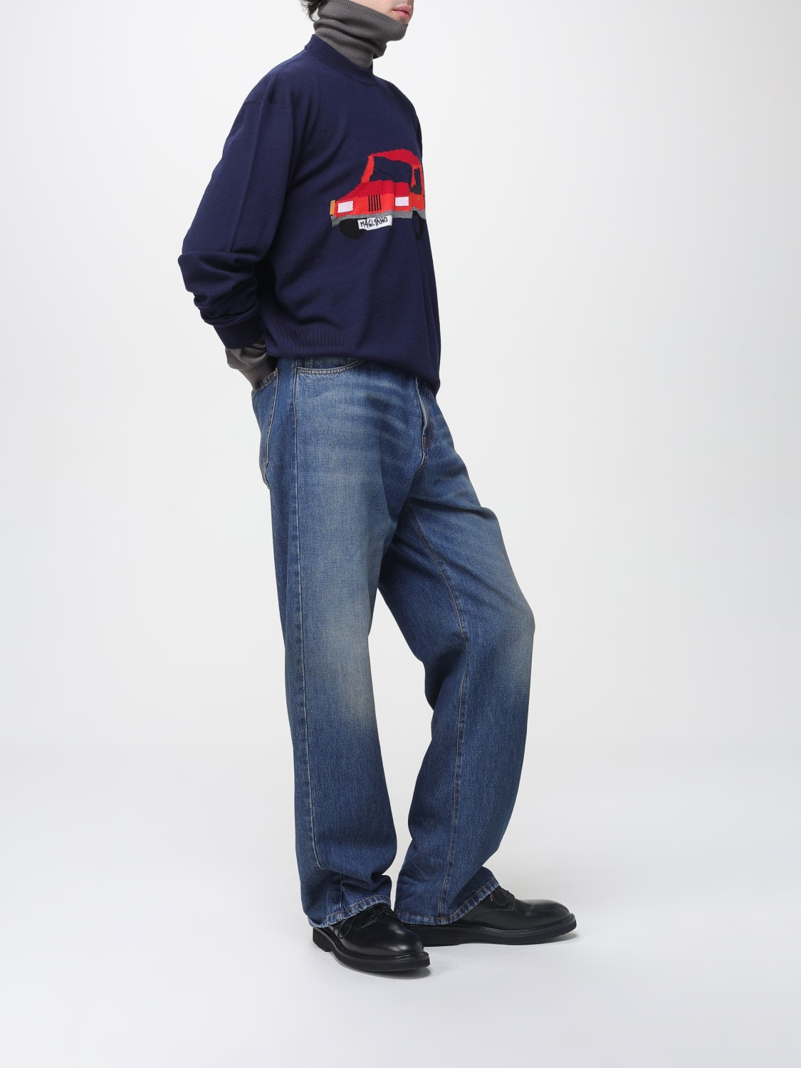 MAGLIANO SWEATER: Sweater men Magliano, Blue - Img 2