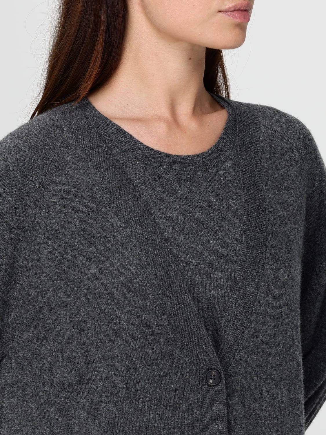 MM MAX MARA CHAQUETA: Cárdigan mujer Mm Max Mara, Gris - Img 5