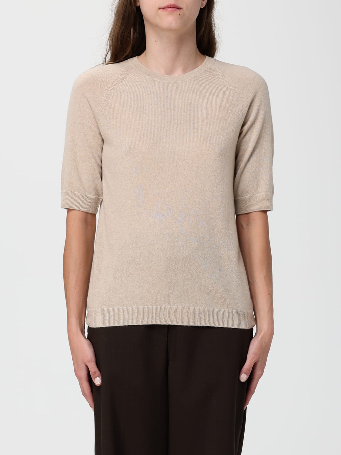 MM MAX MARA SWEATER: Sweater woman Mm Max Mara, Beige - Img 1