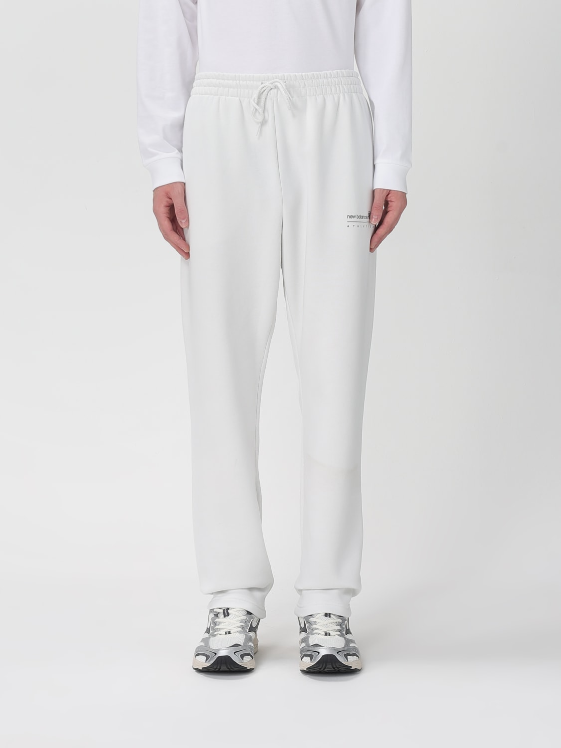 NEW BALANCE PANTS: Pants men New Balance, White - Img 1
