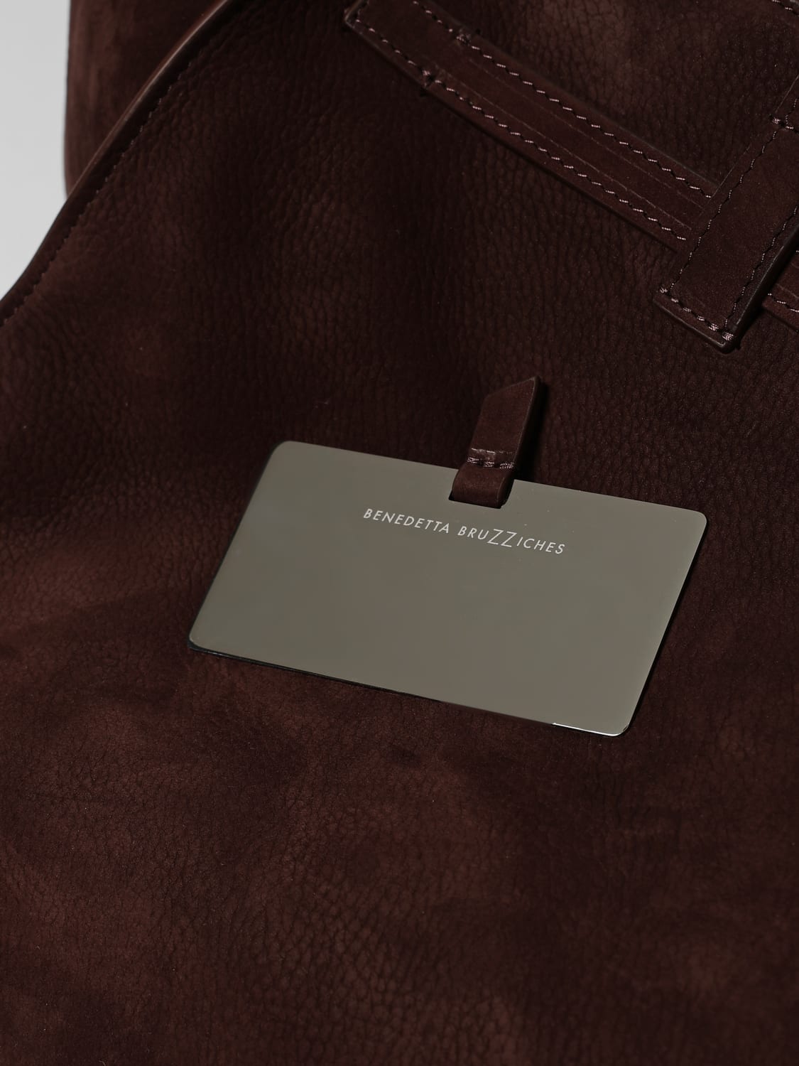 BENEDETTA BRUZZICHES SAC CABAS: Sac porté épaule femme Benedetta Bruzziches, Bordeaux - Img 4