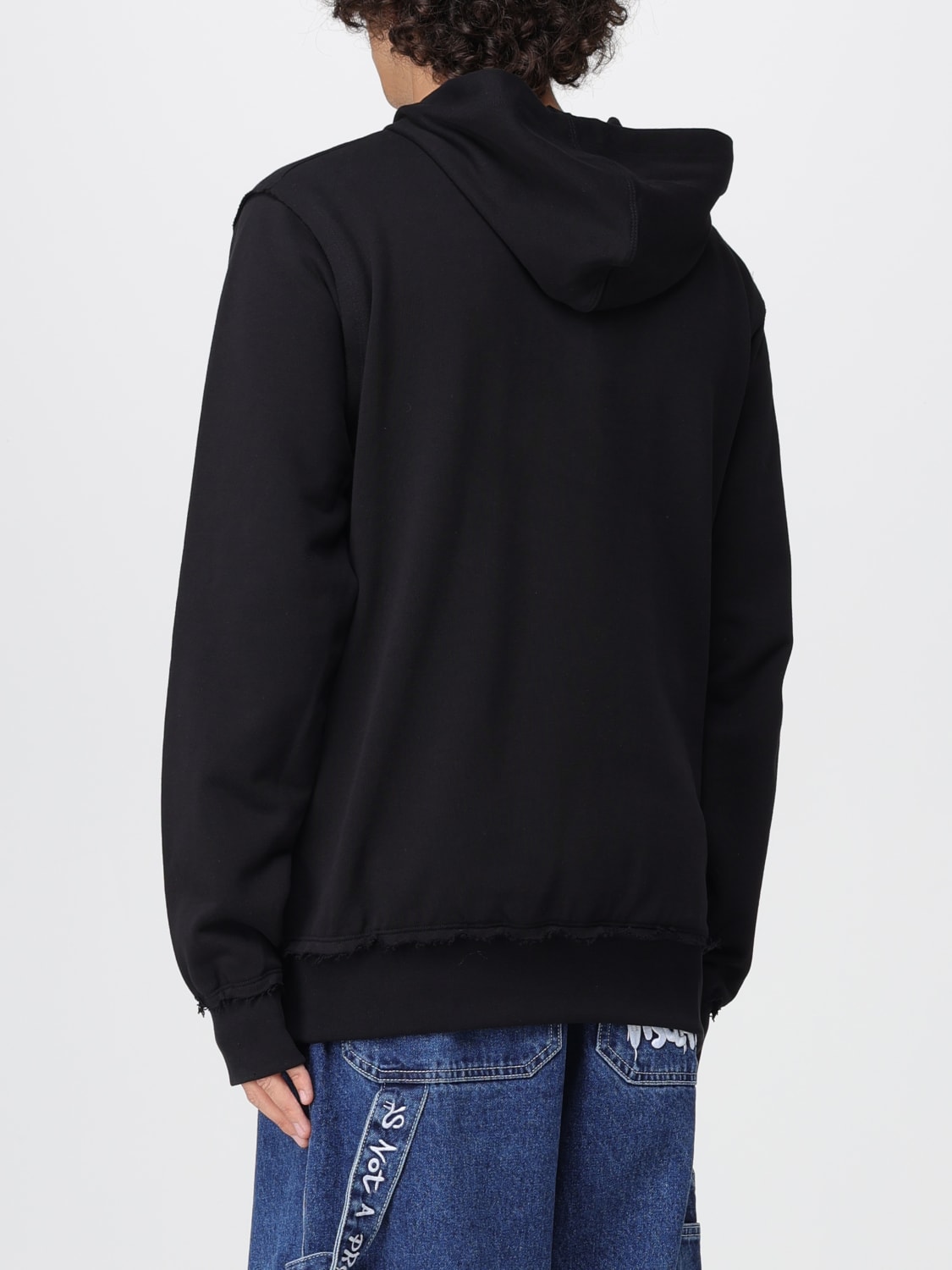 DISCLAIMER SWEATSHIRT: Sweater men Disclaimer, Black - Img 2