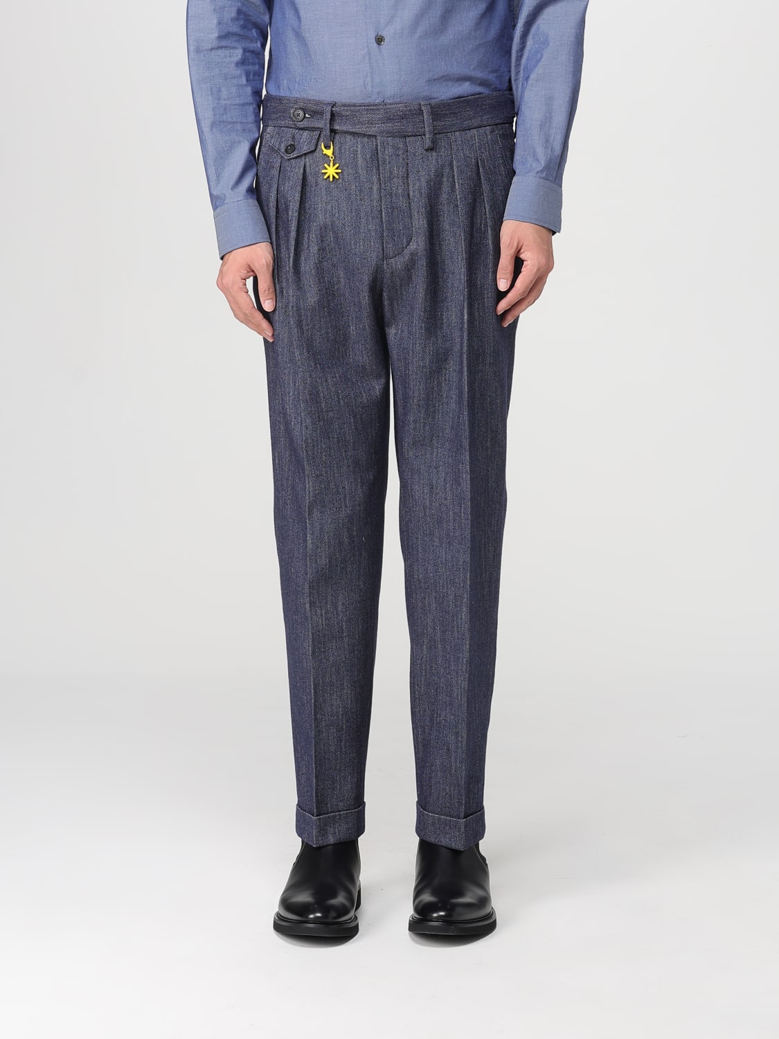 MANUEL RITZ HOSE: Hose herren Manuel Ritz, Blau - Img 1