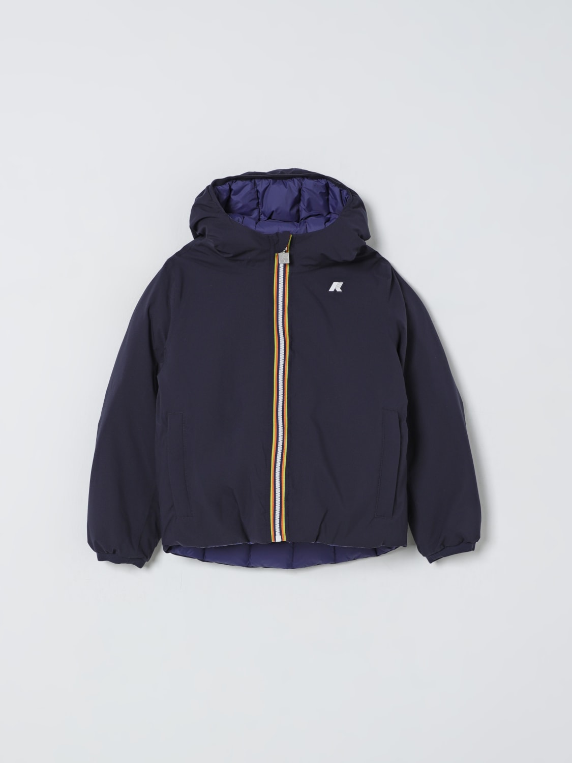 K-WAY JACKET: Coat kids K-way, Blue - Img 1