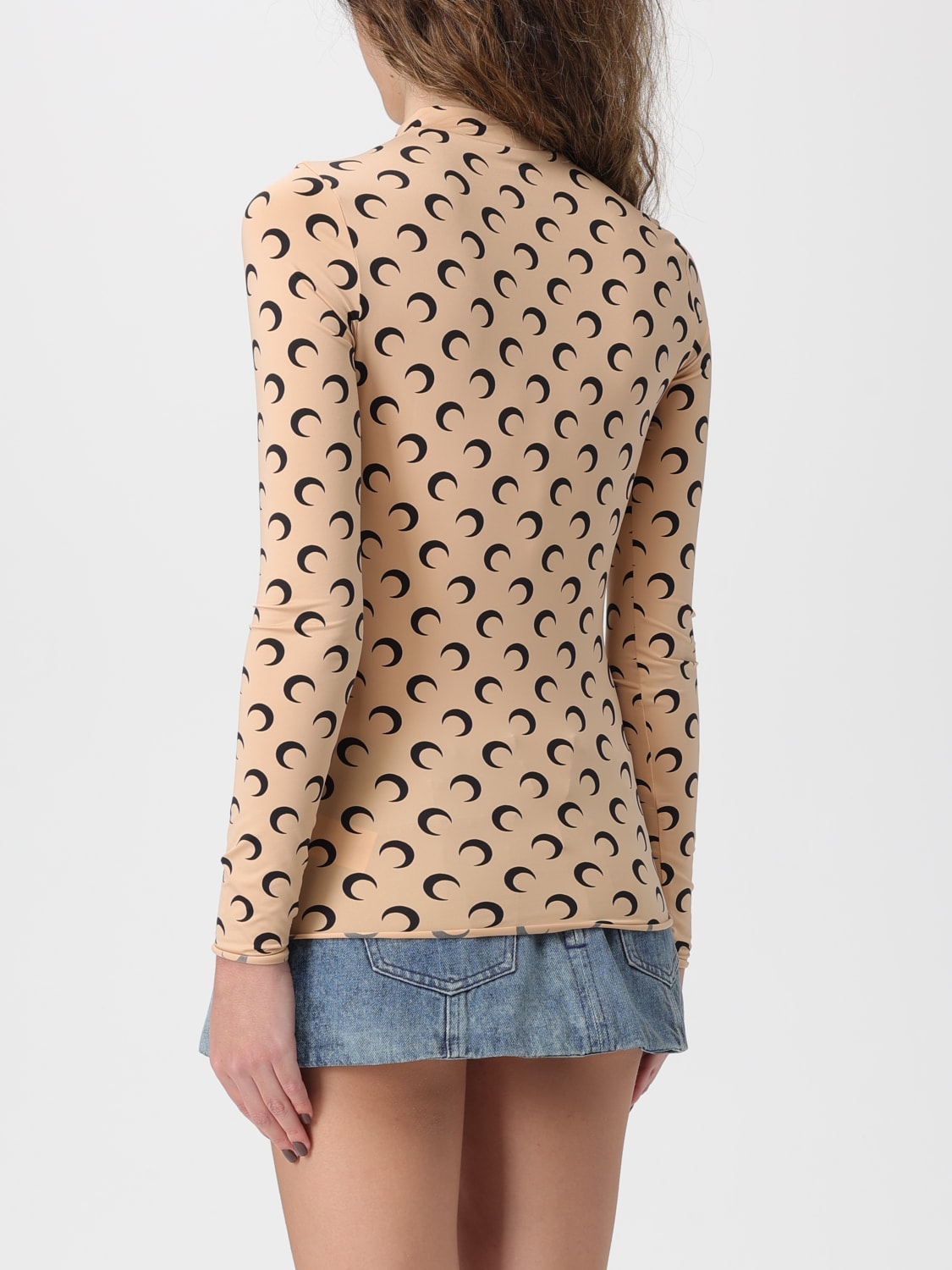 MARINE SERRE TOP: Top damen Marine Serre, Schwarz 1 - Img 2