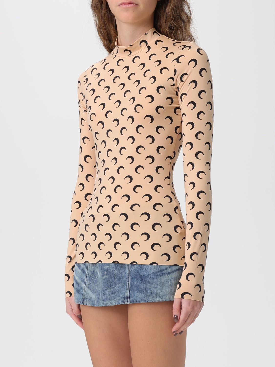 MARINE SERRE TOP: Top damen Marine Serre, Schwarz 1 - Img 3