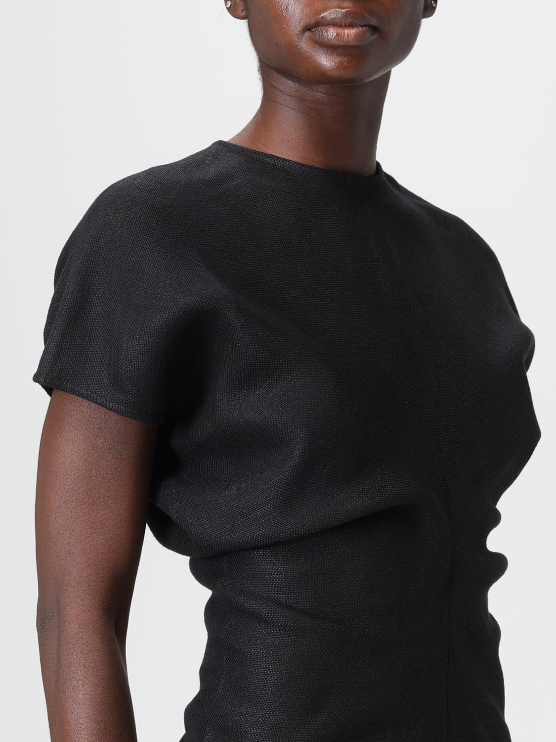 TOTEME TOP: T-shirt woman Toteme, Black - Img 5