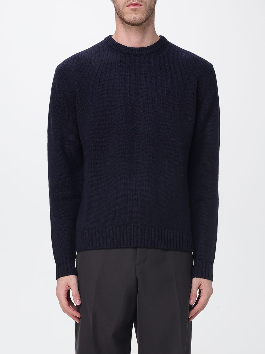 ASPESI PULLOVER: Pullover herren Aspesi, Blau - Img 1
