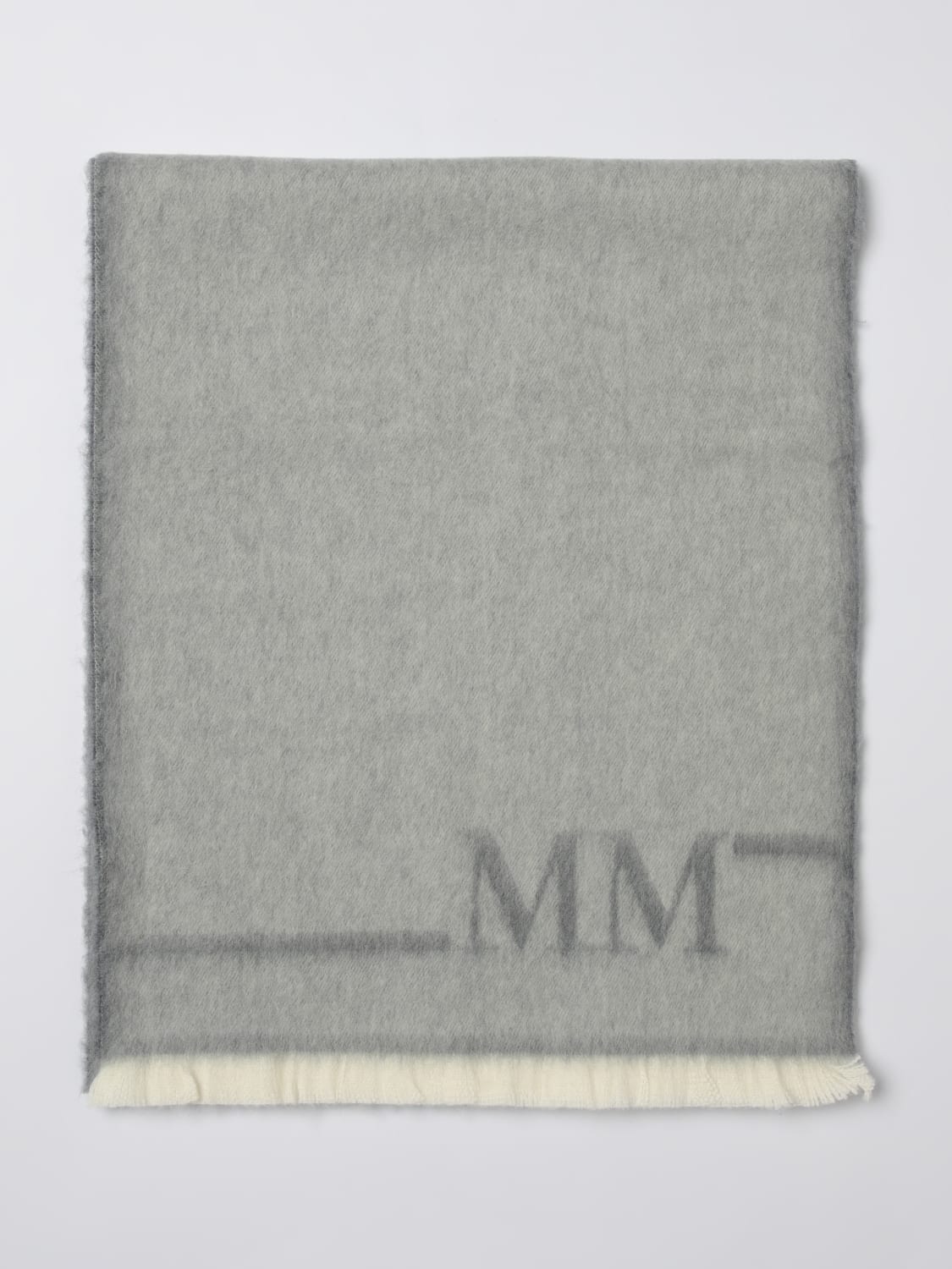 MM MAX MARA SCARF: Scarf woman Mm Max Mara, Grey - Img 1